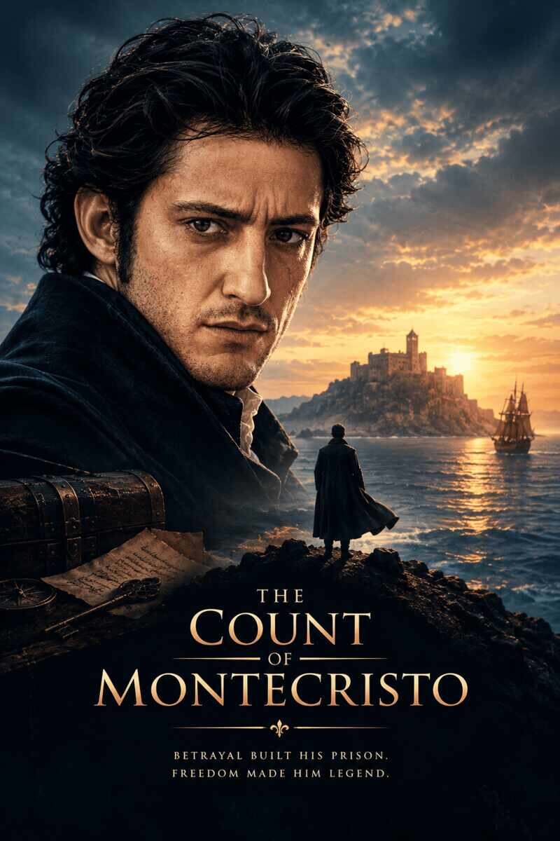 Affiche VOD Le Comte de Monte-Cristo en 4K Ultra HD sur Castii